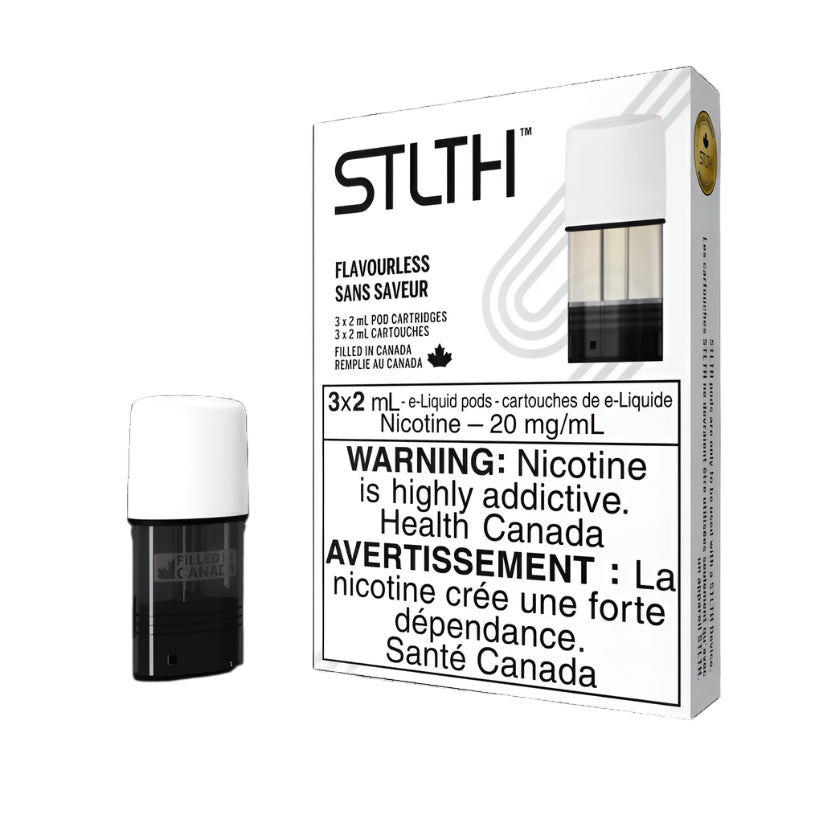 Stlth Pod - Flavourless - Wee Shisha N Vape