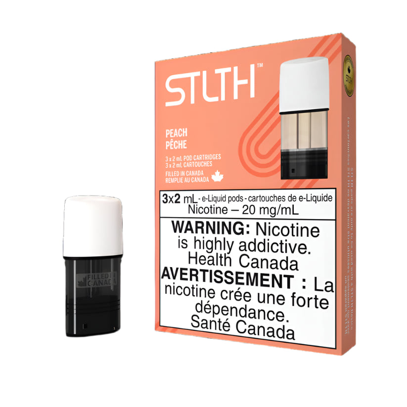 Stlth Pod - Peach - Wee Shisha N Vape
