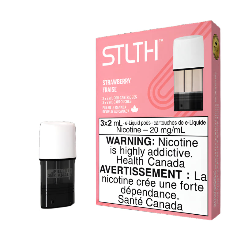 Stlth Pod - Strawberry - Wee Shisha N Vape