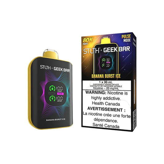 STLTH x Geek Bar 80k - Banana Burst Ice - Wee Shisha N Vape