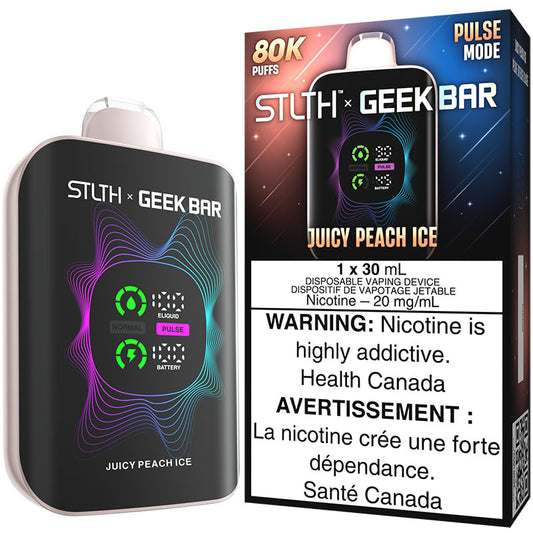 STLTH x Geek Bar 80k - Juicy Peach Ice - Wee Shisha N Vape