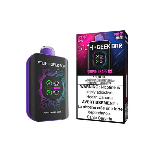 STLTH x Geek Bar 80k - Purple Grape Ice - Wee Shisha N Vape