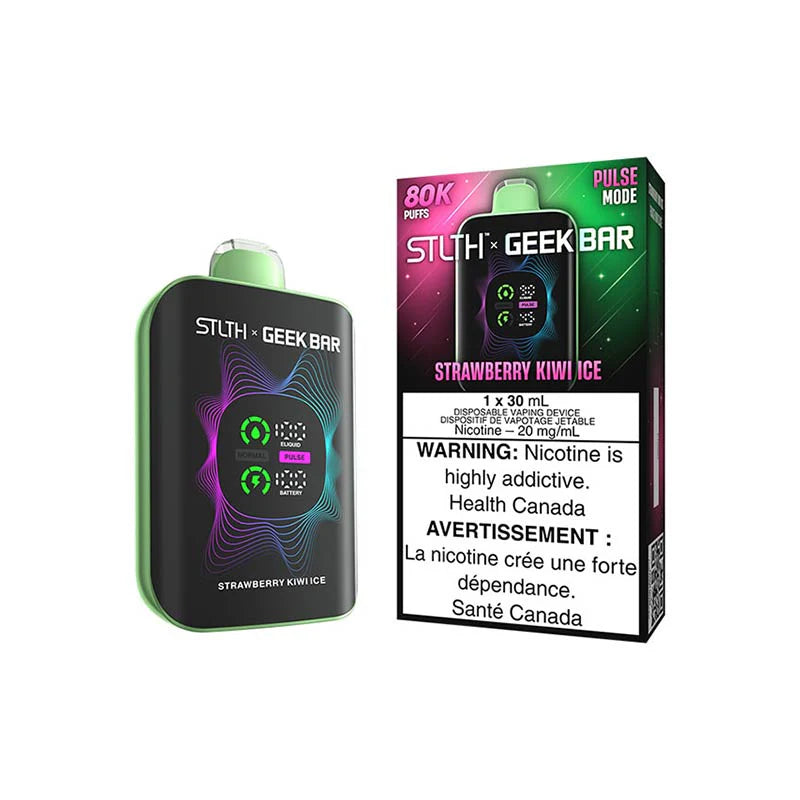 STLTH x Geek Bar 80k - Strawberry Kiwi Ice - Wee Shisha N Vape