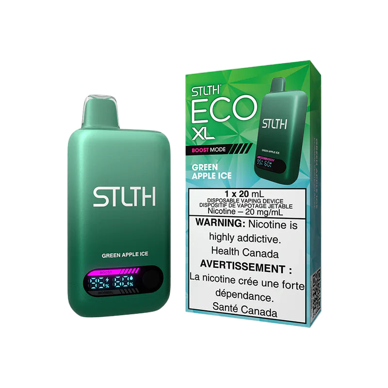 Stlth ECO XL - Green Apple Ice - Wee Shisha N Vape
