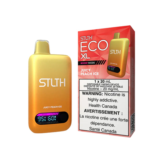 Stlth ECO XL - Juicy Peach Ice - Wee Shisha N Vape