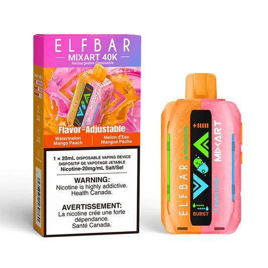 Elfbar MixArt 40k - Watermelon Mango Peach - Wee Shisha N Vape
