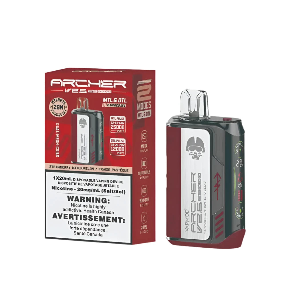 Vapmod Archer v2.5 - Strawberry Watermelon - Wee Shisha N Vape