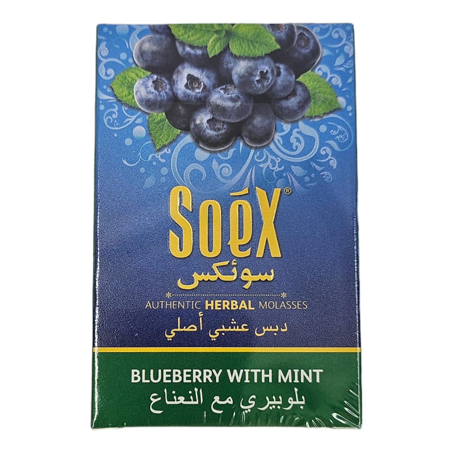 Soex Herbal Molasses -50g - Blueberry With Mint-Wee Shisha N Vape