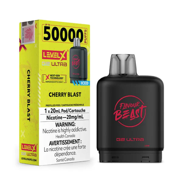 Flavour Beast Level X G2 Ultra Pod - Cherry Blast - Pods - Wee Shisha n Vape