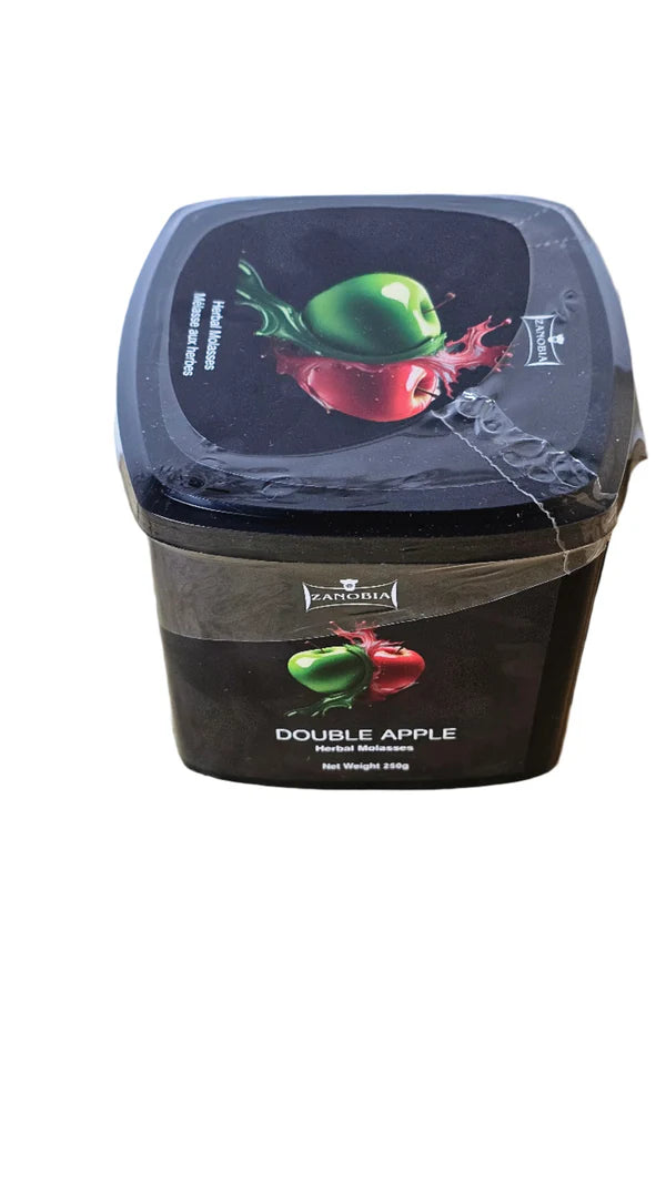 Zanobia Herbal Molasses (250g) - Double Apple - Wee Shisha N Vape