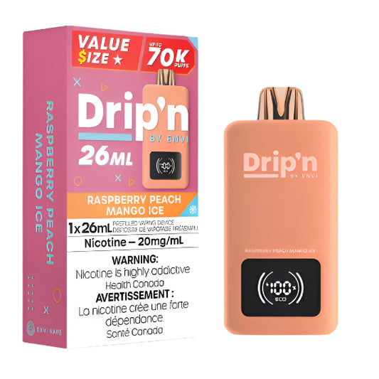 Drip'n 70K - Raspberry Peach Mango Ice - Wee Shisha N Vape