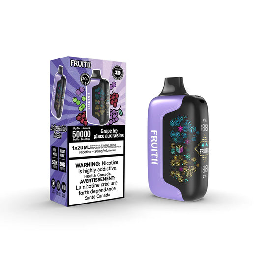 Fruitii 50K Disposable Vape - Grape Ice