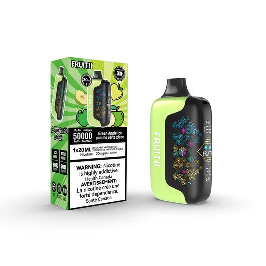 Fruitii 50K Disposable Vape - Green Apple Ice