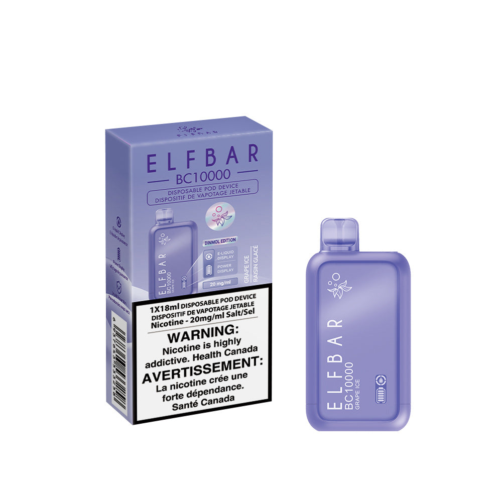 Elf Bar BC10000 - Grape Ice - Disposable - Wee Shisha N Vape