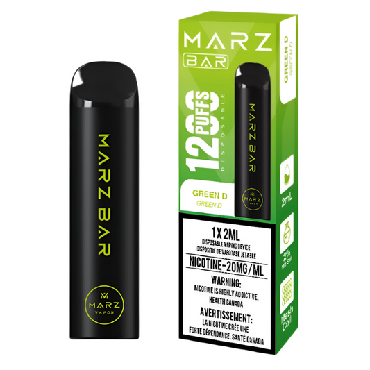 Marz Bar 1200 Puffs - Green D - Wee Shisha N Vape