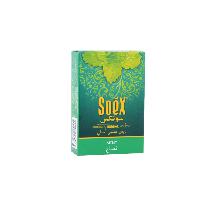 Soex Herbal Molasses -50g - Mint-Wee Shisha N Vape