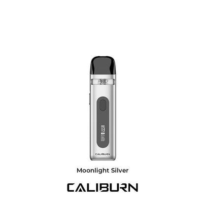 Caliburn X Pod Device Moonlight Silver- Wee Shisha N Vape