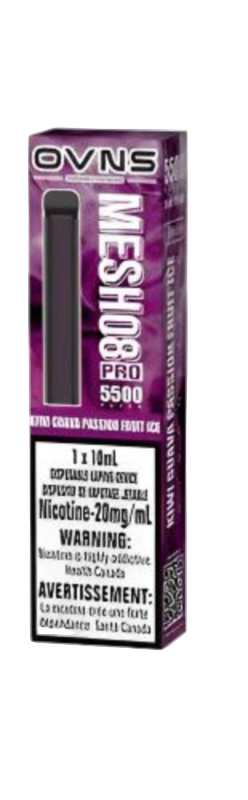 Ovns Mesh08 Pro 5500 Puffs - Kiwi Guava Passion fruit Ice - Wee Shisha N Vape