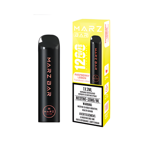 marz bar vape Marz Bar 1200 Puffs - Raspberry Lemon