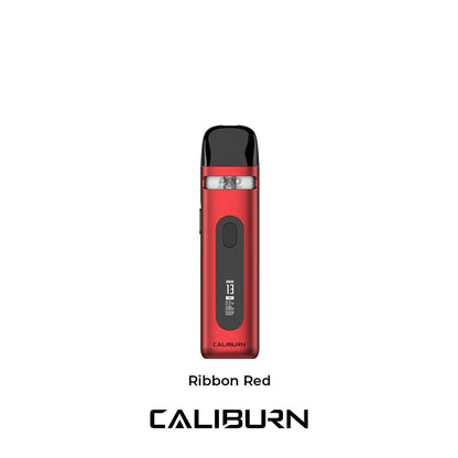 Caliburn X Pod Device Ribbon Red - Wee Shisha N Vape