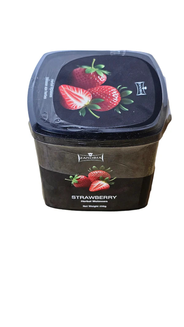 Zanobia Herbal Molasses (250g) - Strawberry - Wee Shisha N Vape