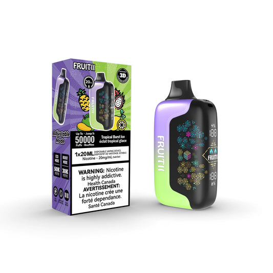 Fruitii 50K Disposable Vape - Tropical Burst Ice - disposable - wee shisha n vape