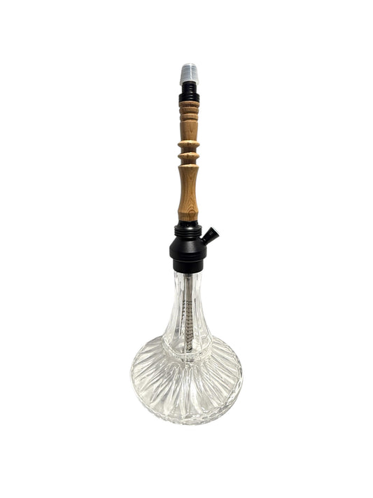 Wee Shisha - Wood Hookah - Brown - Wee Shisha N Vape