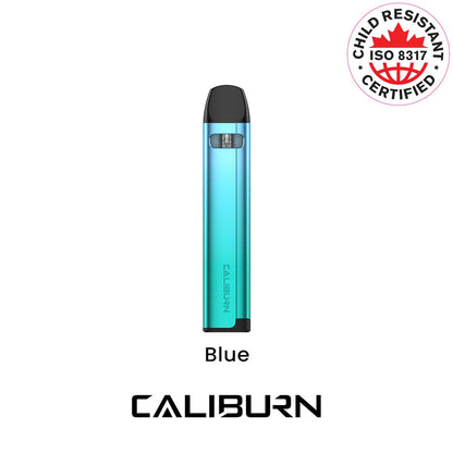 Caliburn A2S Devices - Blue - Wee Shisha N Vape
