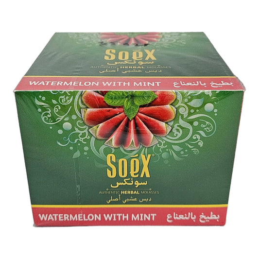 Soex Herbal Molasses -250g - Watermelon With Mint-Wee Shisha N Vape