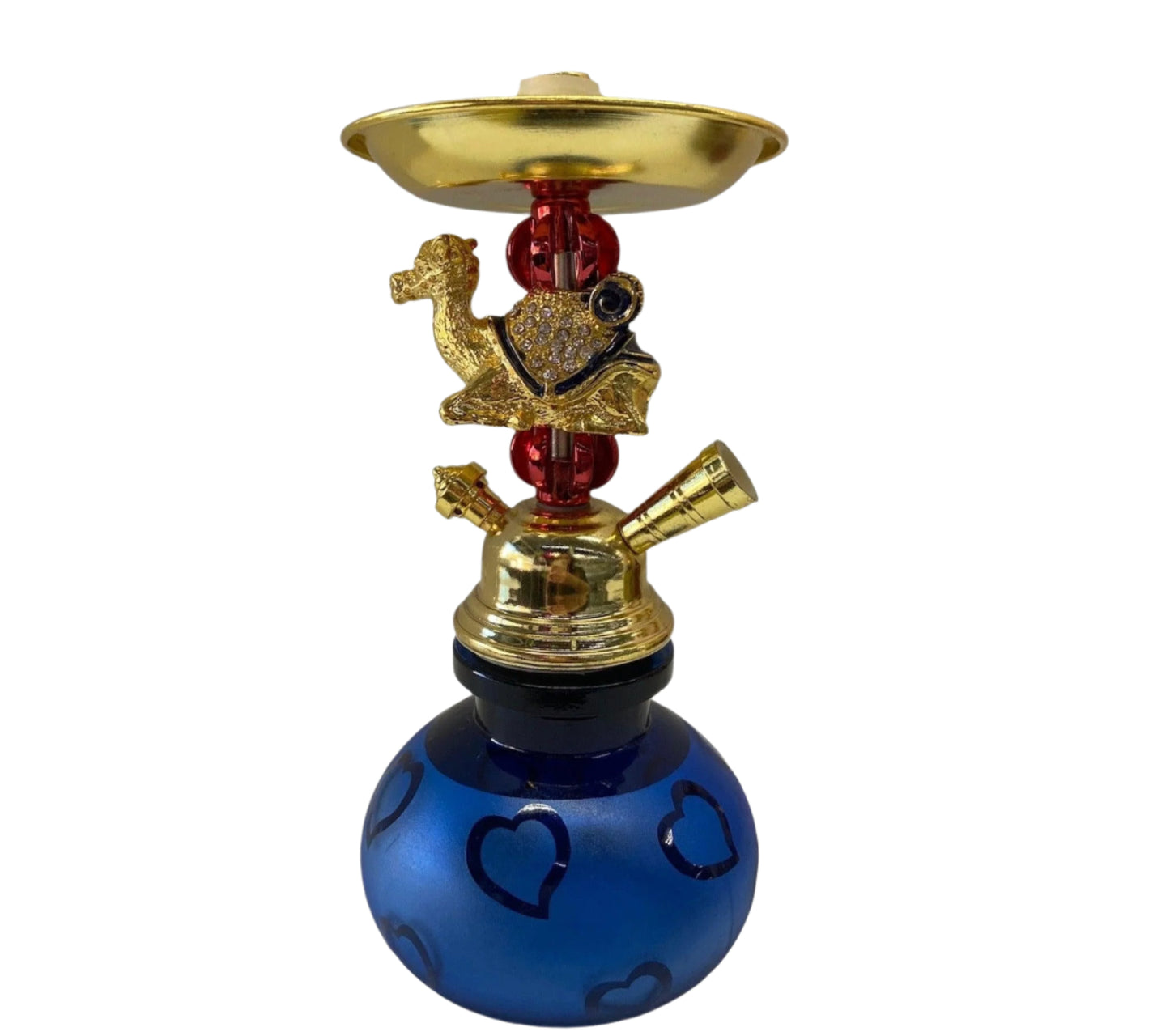 Colored Camel (8") 1 Hose Hookah blue - hookah - wee shisha n vape