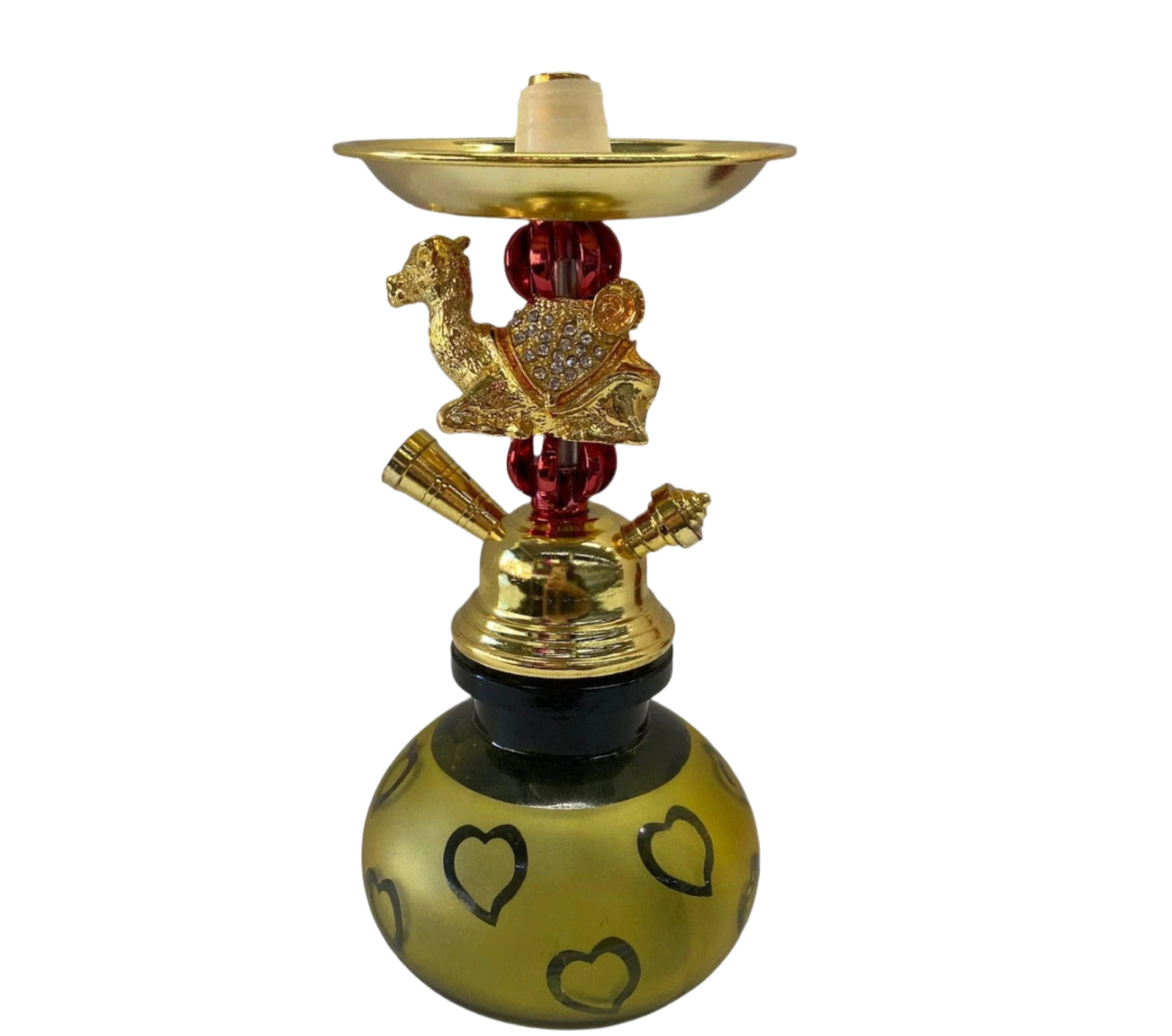 Colored Camel (8") 1 Hose Hookah yellow - hookah - wee shisha n vape