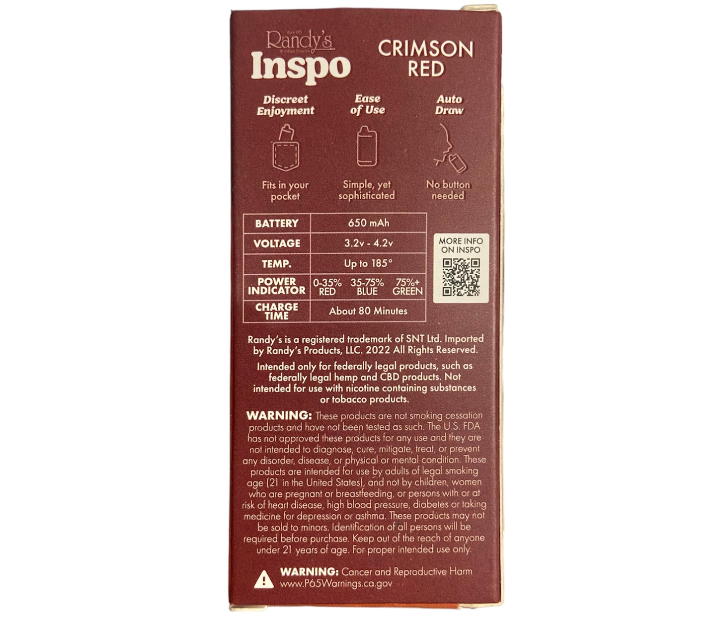 Randy's Inspo Concentrate Vaporizer - Device - Wee Shisha N Vape