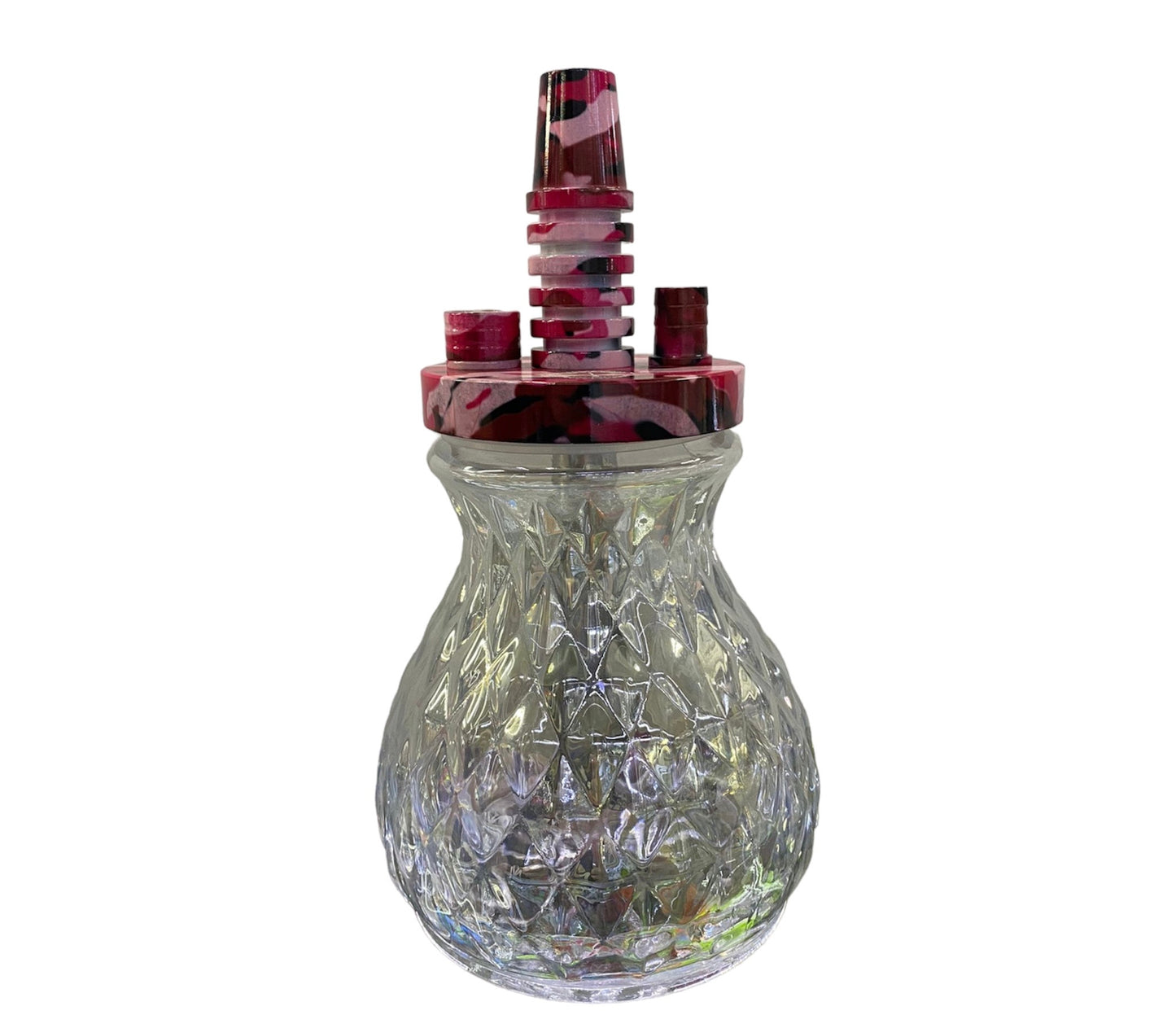 Pink Yahya (12") 1 Hose Hookah - Hookah - Wee Shisha N Vape
