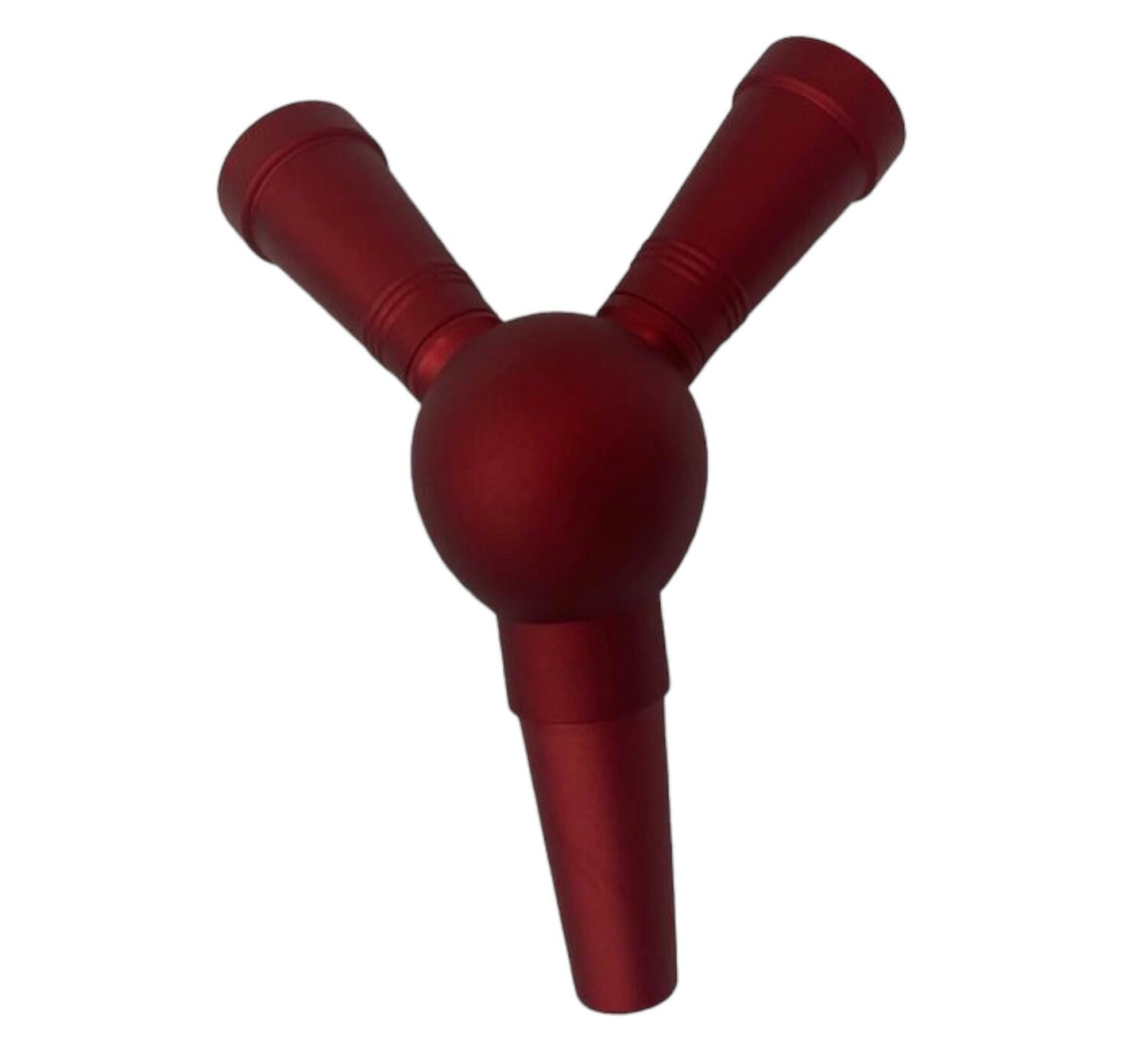 Hookah -two Hose -Splitter-Red-Wee Shisha N Vape