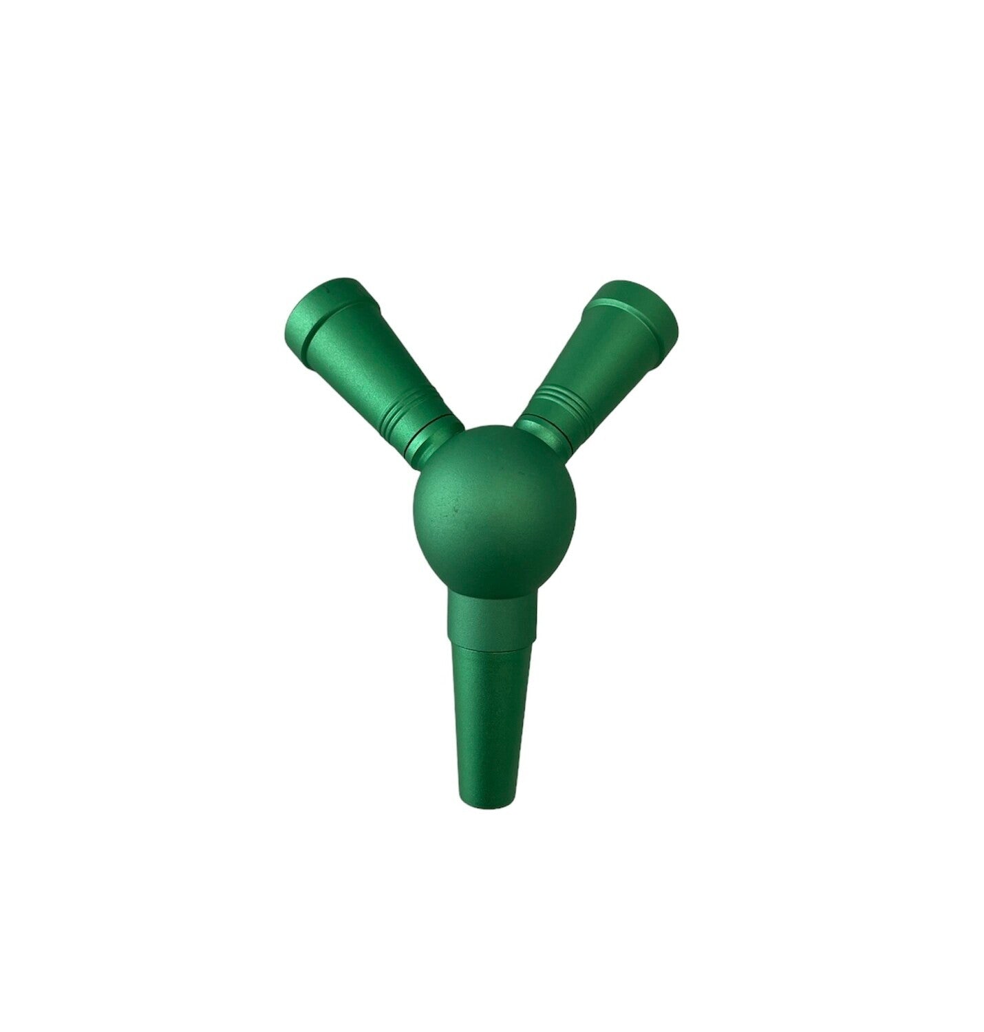 Hookah -two Hose -Splitter-Green-Wee Shisha N Vape