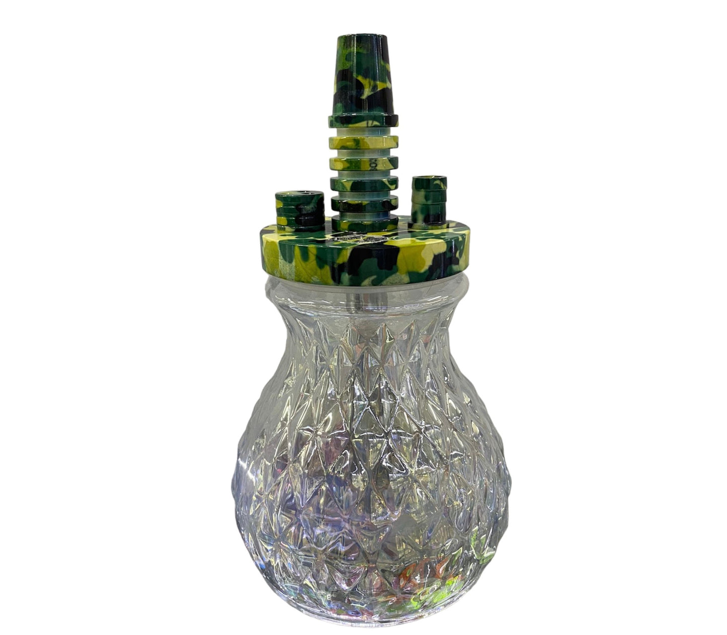 Green Yahya (12") 1 Hose Hookah - Hookah - Wee Shisha N Vape