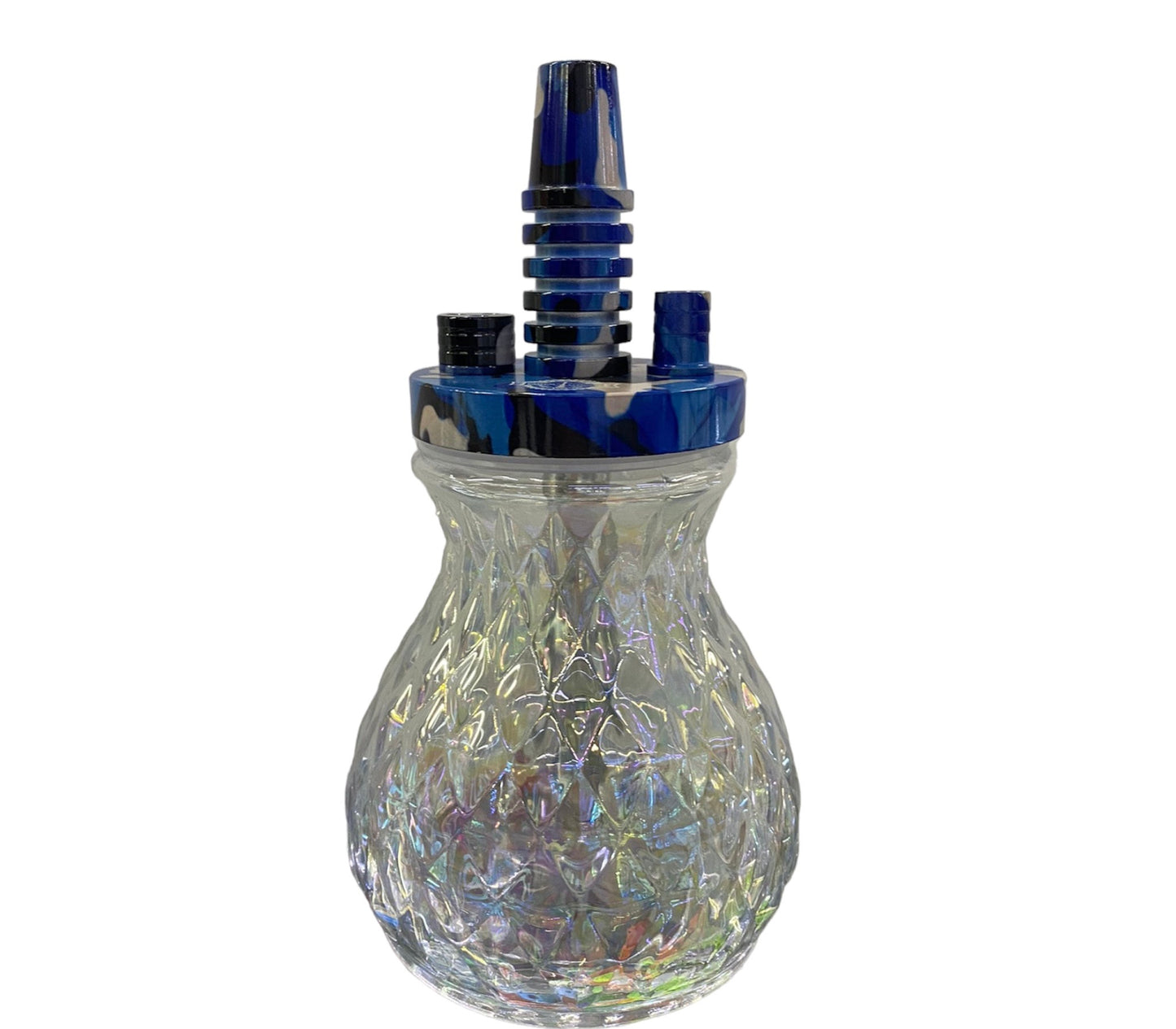 Blue Yahya (12") 1 Hose Hookah - Hookah - Wee Shisha N Vape