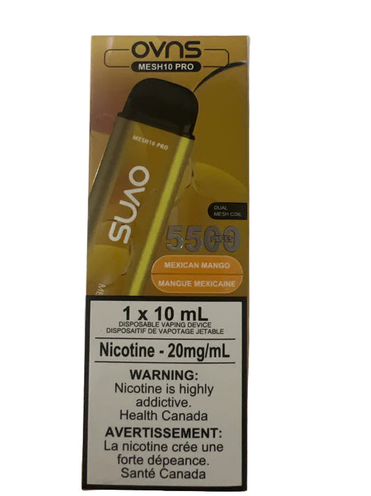 Ovns Mesh 10 Pro 5500 Puffs - Mexican Mango - Wee Shisha N Vape