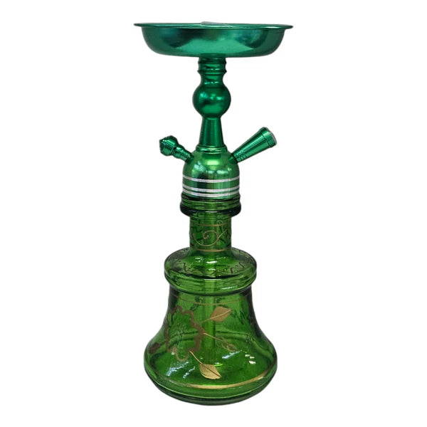 Coloured Base (10") -1 Hose-Green- Hookah-Wee Shisha N Vape
