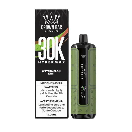 AL FAKHER CROWN BAR HyperMax 30K - Watermelon Kiwi - Wee Shisha N Vape