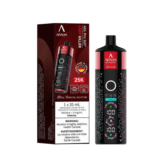 Adalya ADL Pro 25K - Lady Killer - Hookah Vape - Wee Shisha N Vape