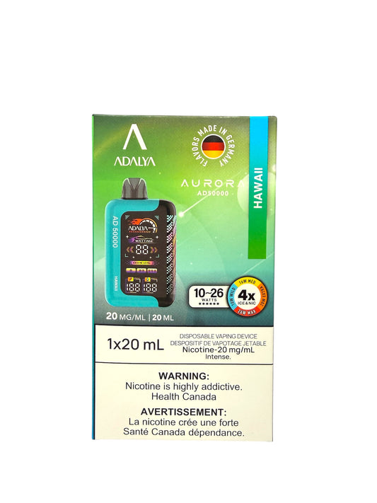 Adalya Aurora AD 50K - Hawaii - Disposable Vape - Wee Shisha N Vape