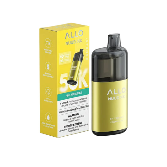 Allo Nuud 50K - Pineapple Ice - Wee Shisha N Vape