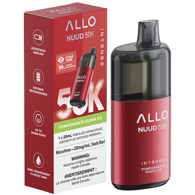 Allo Nuud 50K - Pomegranate Guava Ice - Wee Shisha N Vape