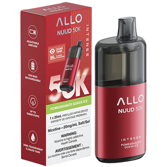 Allo Nuud 50K - Pomegranate Guava Ice - Wee Shisha N Vape