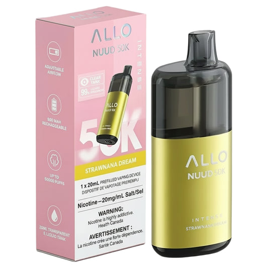 Allo Nuud 50K - Strawnana Dream - Wee Shisha N Vape