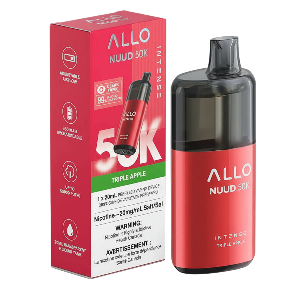 Allo Nuud 50K - Triple Apple - Wee Shisha N Vape