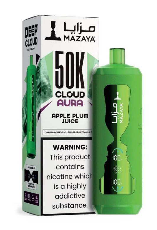 Apple Plum Juice - Mazaya Cloud Aura 50K - Wee Shisha N' Vape