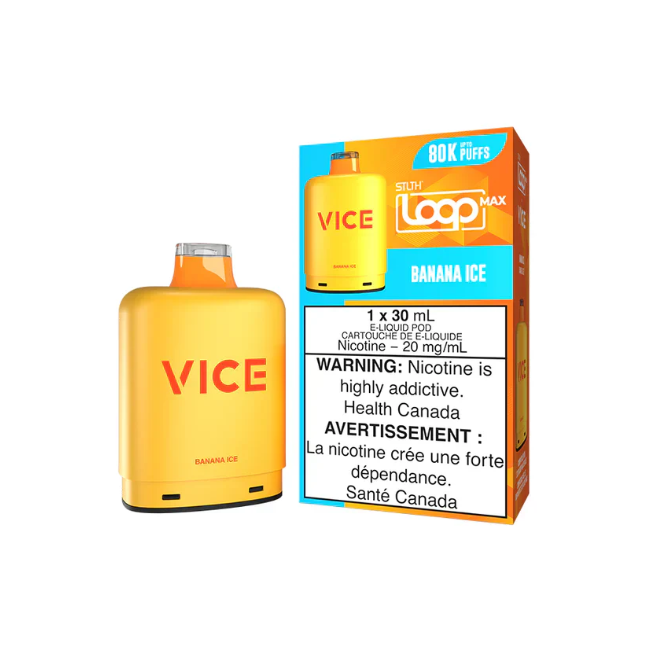 Banana Ice - STLTH Loop Max x Vice Pod - Wee Shisha N' Vape