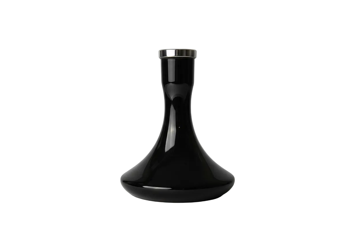 Black Glass - ACE Hookah Base Regular-Large - Wee Shisha N' Vape